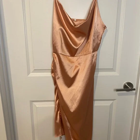 shein brown satin dress Buy Brown Dresses for Women by Shein Online